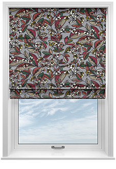 Walled Garden, Steel - Roman Blind